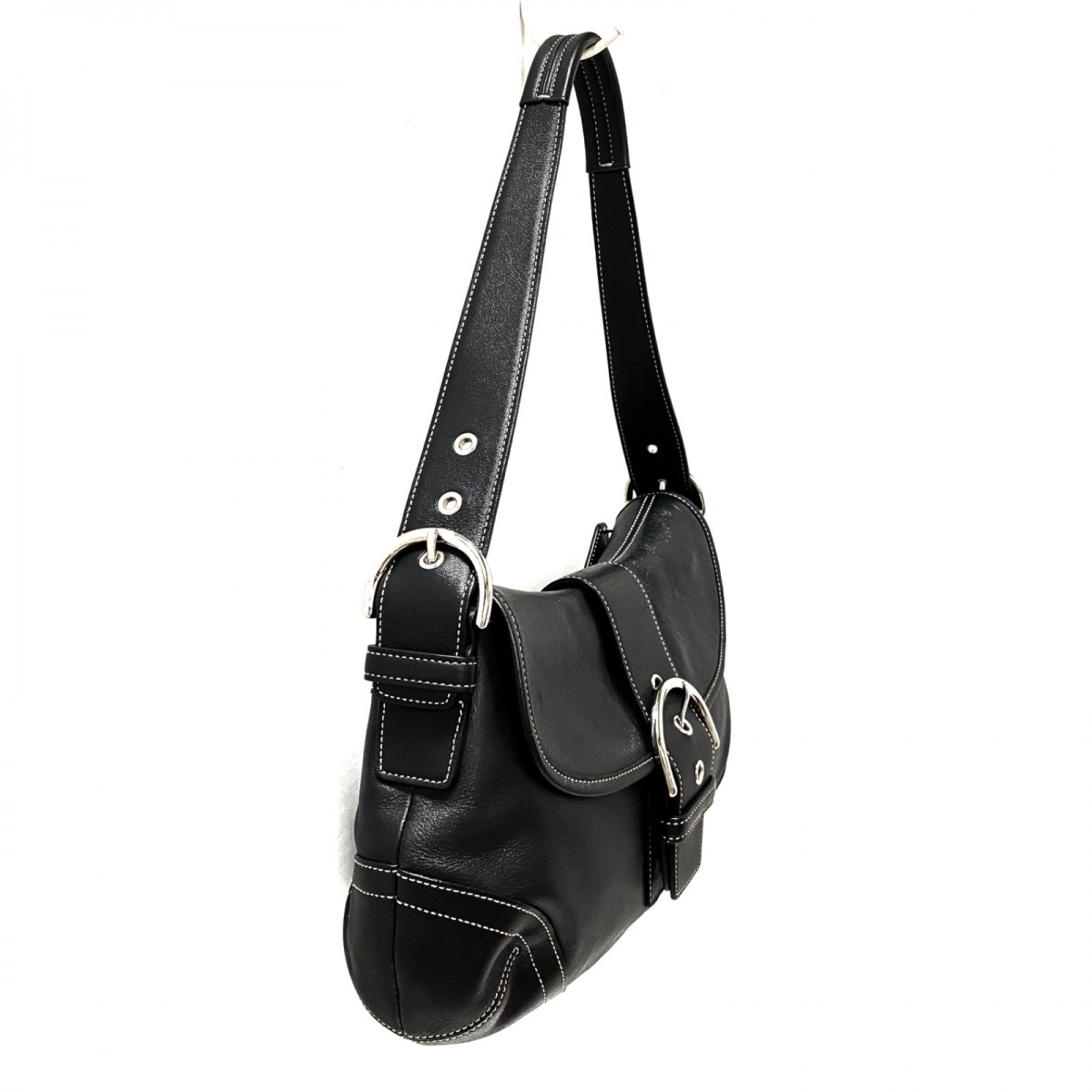 楽天市場】【新着】【中古】COACH(コーチ) ソーホーレザーフラップ