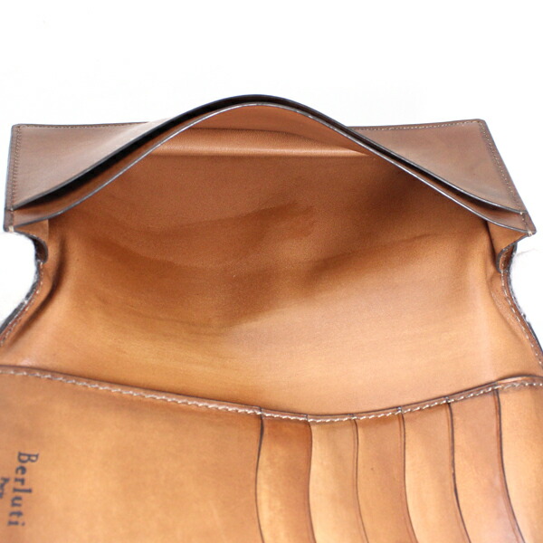 楽天市場】ベルルッティ 二つ折り長財布 札入れ 長札入れ セコイヤ