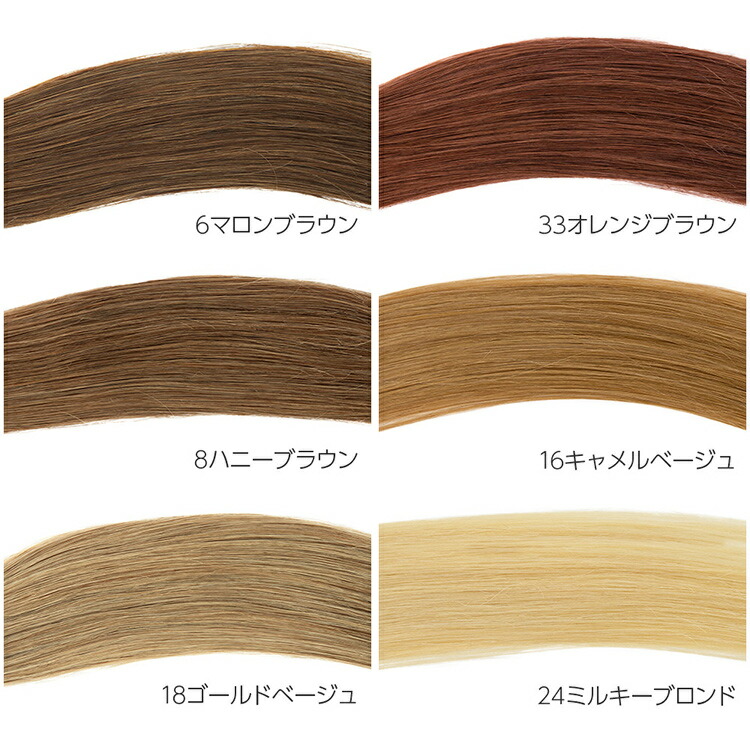 楽天市場】人毛エクステ カラーサンプル カラーチャート 人毛100