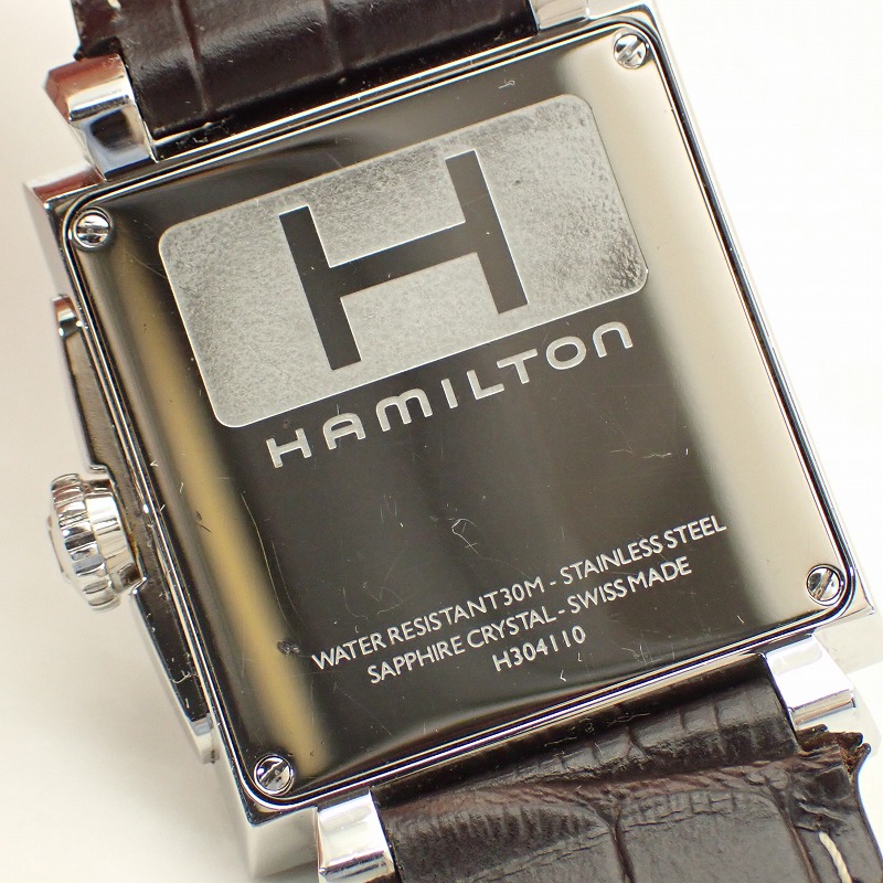 楽天市場】ハミルトン【HAMILTON】トレントSSレザーベルトシルバー文字