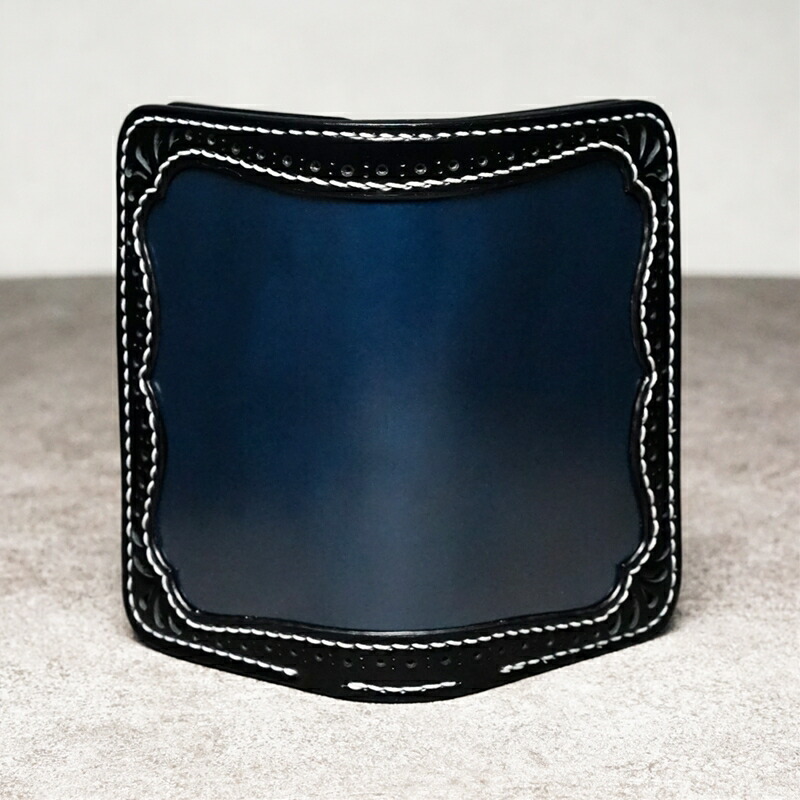 楽天市場】コードバンミドルウォレット パンチング ダブルカット