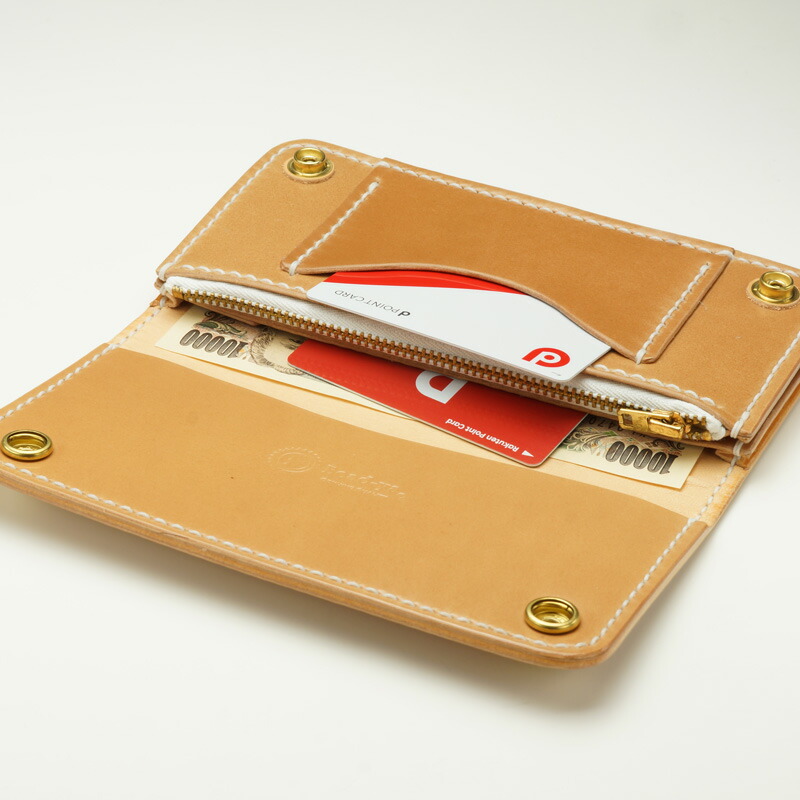 楽天市場】トラッカーズウォレット コードバン TYPE II きなり【長財布