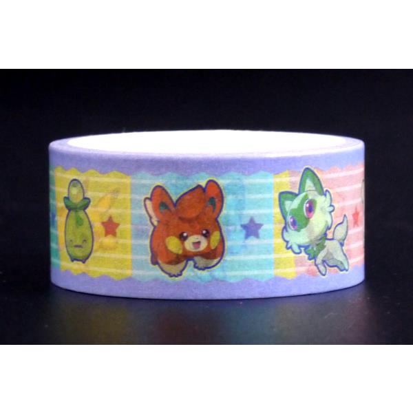 楽天市場】マスキングテープ ポケモンA 1.5cm×長さ3m (100円ショップ