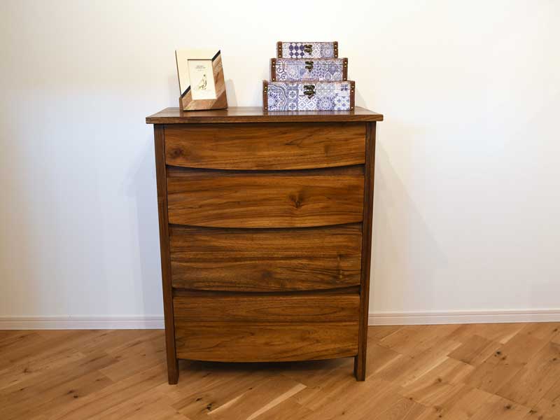 楽天市場】チェスト チーク無垢材 幅70cm アジアン 北欧 木製