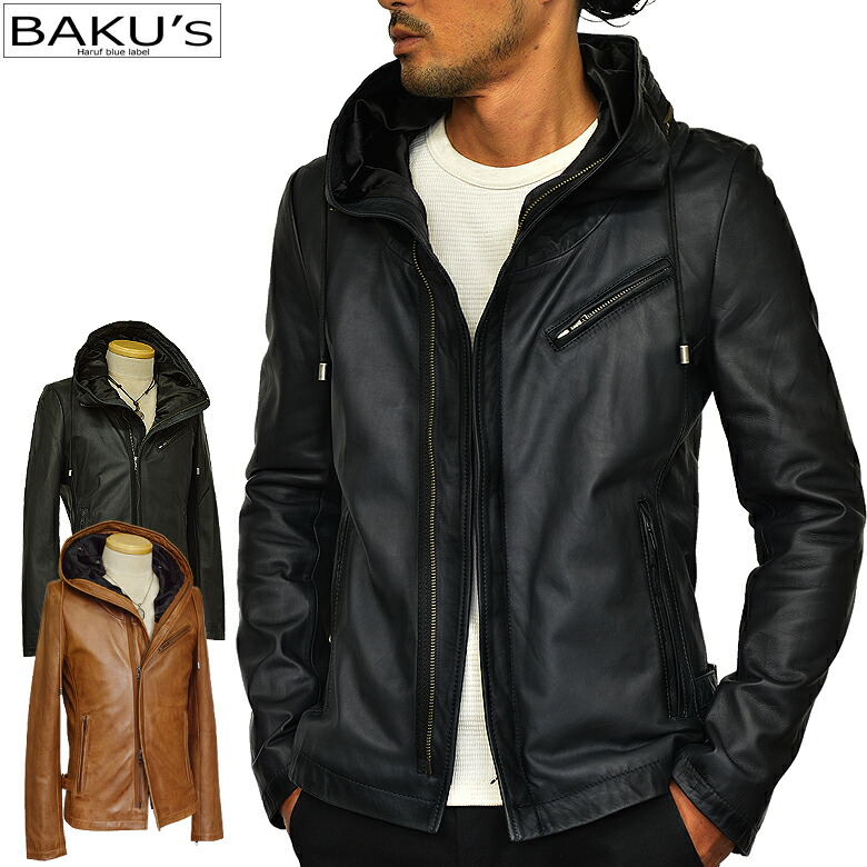 楽天市場】革ジャン メンズ 本革 レザージャケット ライダース