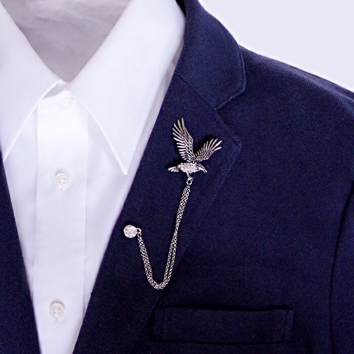 楽天市場】【楽天1位】 ラペルピン メンズブローチ ブローチ 襟止め