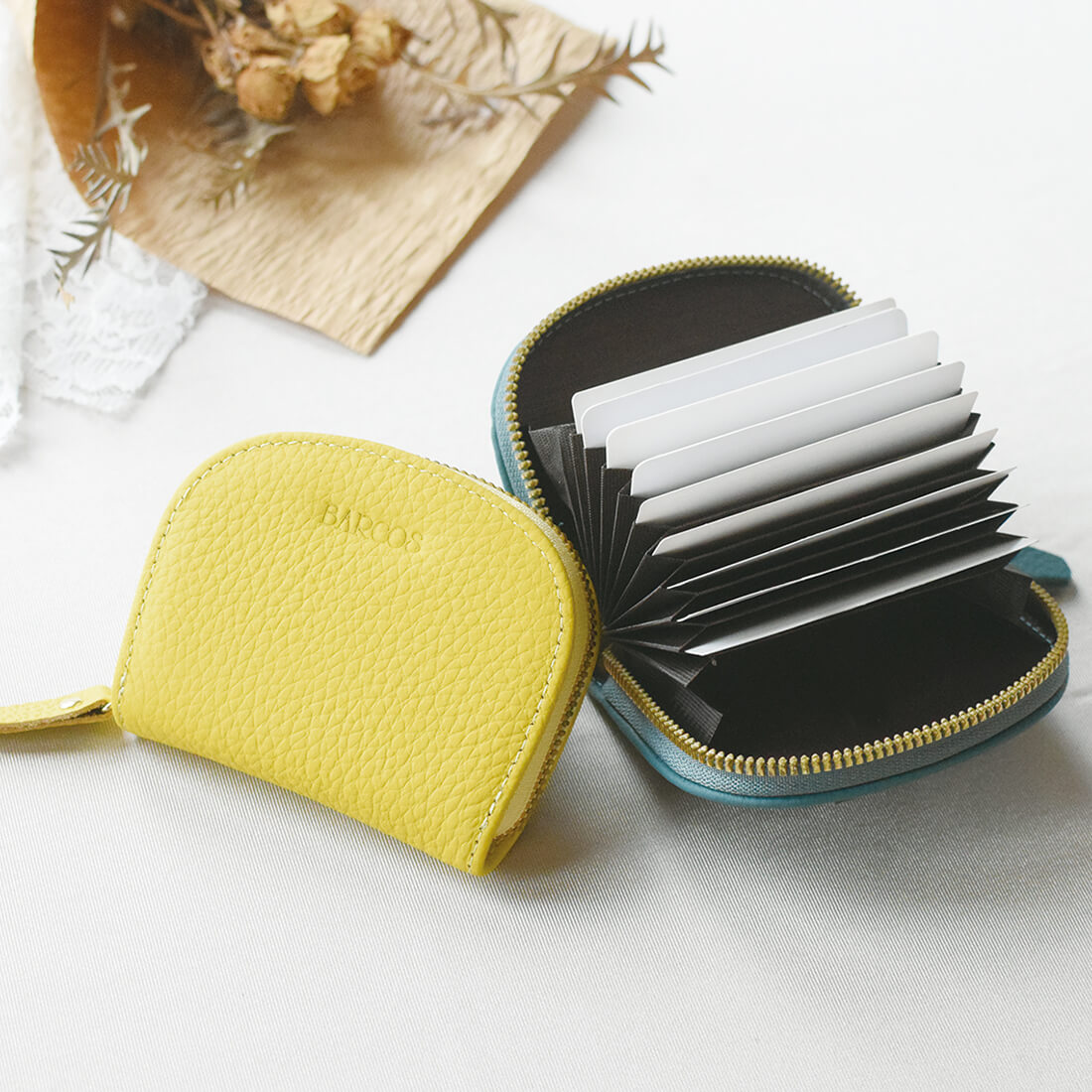 楽天市場】BARCOS 蛇腹式シュリンクレザーカード入れ レディース 全8色