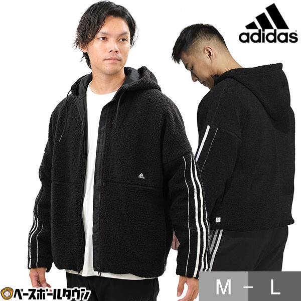 楽天市場】フリースパーカー ボアジャケット メンズ アディダス adidas