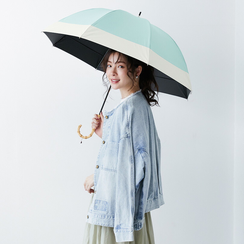 楽天市場】《送料無料》【because 公式】 PUバイカラー ラージ 晴雨