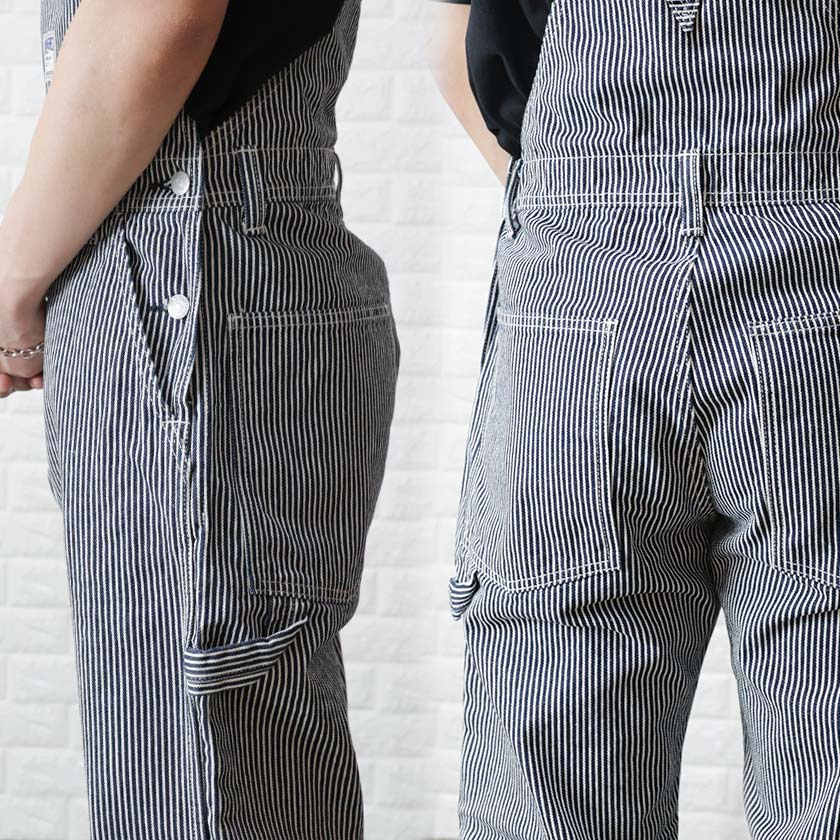 楽天市場】児島ジーンズ オーバーオール メンズ デニム ヒッコリー