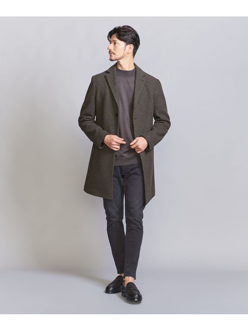 楽天市場】【WEB限定 WARDROBE SMART】PE メルトン チェスターコート