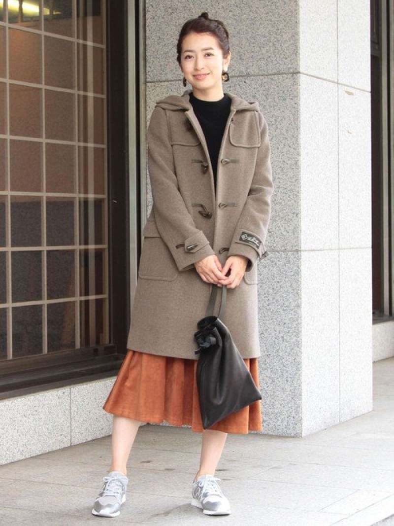 楽天市場】BY∴ パイルメルトンミドルダッフルコート/モカ