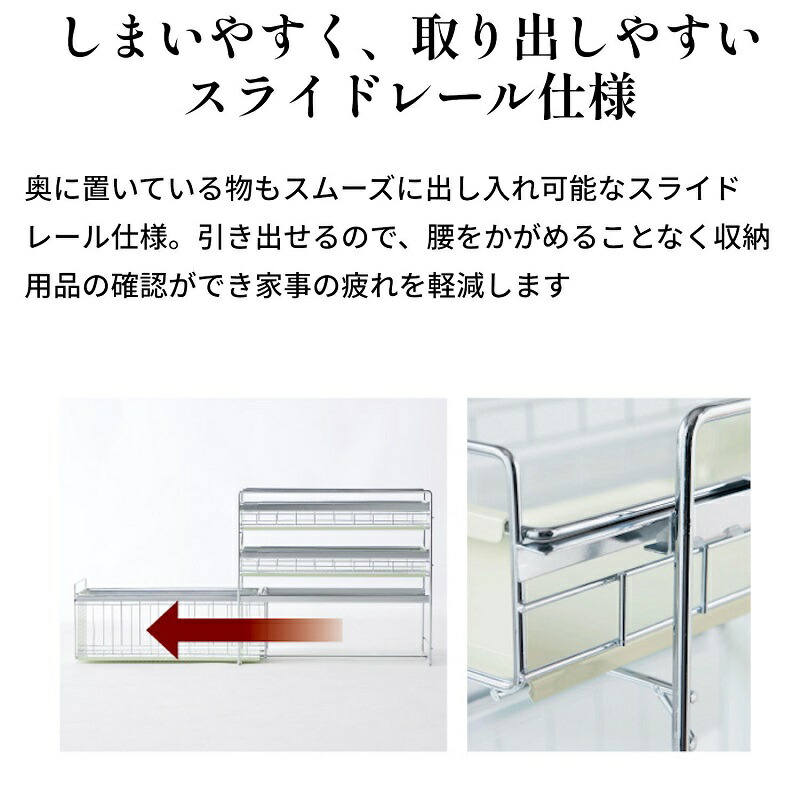 楽天市場】【10%OFF! 3/3 20:00-3/11 9:59】ラック スライドラック