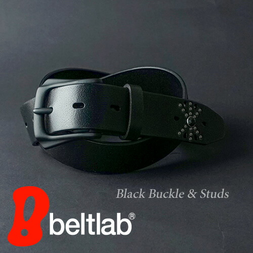 楽天市場】ベルト メンズ オイルレザー に剣先 スタッズ ブラック