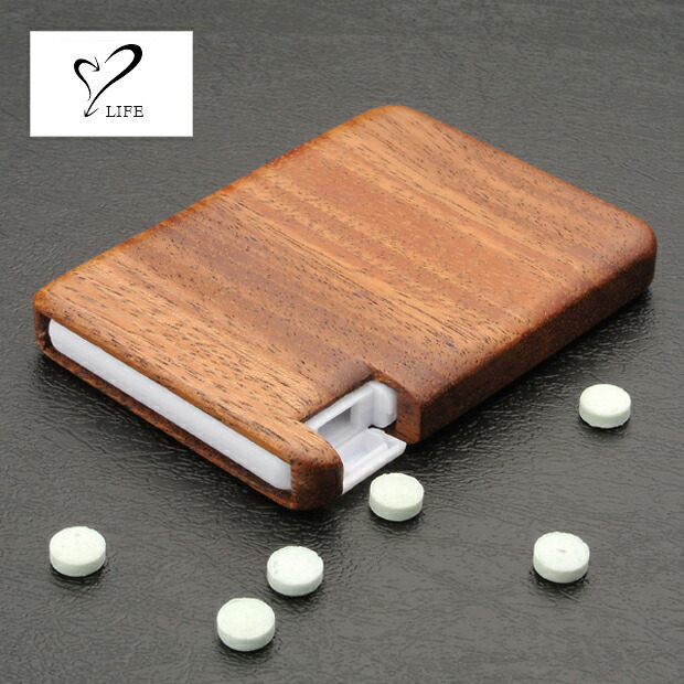 楽天市場】LIFE ライフ 木製 ミンティアケース / 木 マホガニー 広島