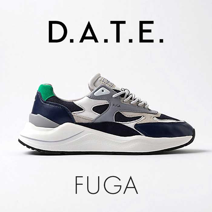 楽天市場】D.A.T.E. デイト FUGA フーガ スニーカー FUGA SPORT BLUE
