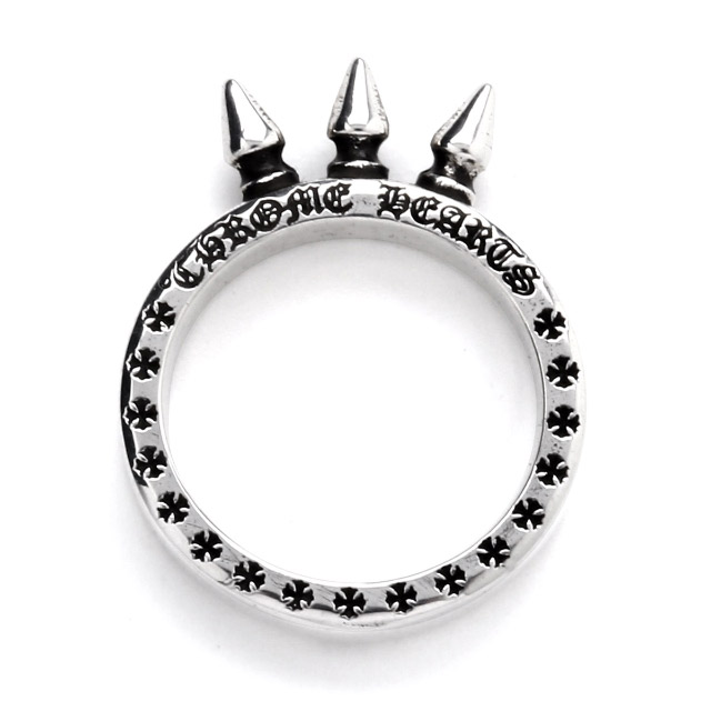 楽天市場】クロムハーツ Chrome Hearts ベビーベル リング w/ 3