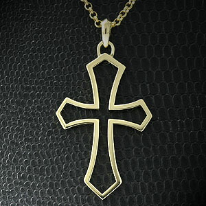 楽天市場】【ポイント2倍】クロス ネックレス k18 ゴールド メンズ