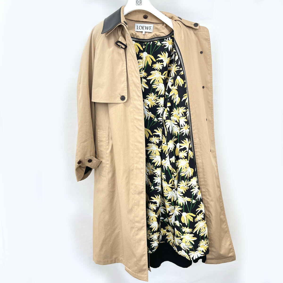 楽天市場】ロエベ ダブルレイヤー ロエベ 中古 ロエベ トレンチコート