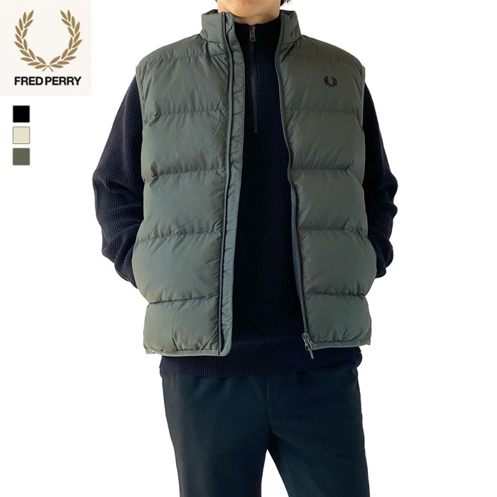 楽天市場】FRED PERRY ダウン ベスト（メンズファッション）の通販