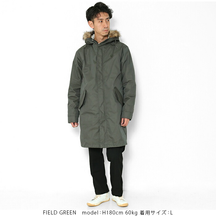 楽天市場】フレッドペリー モッズコート J6504 ジップイン ライナー