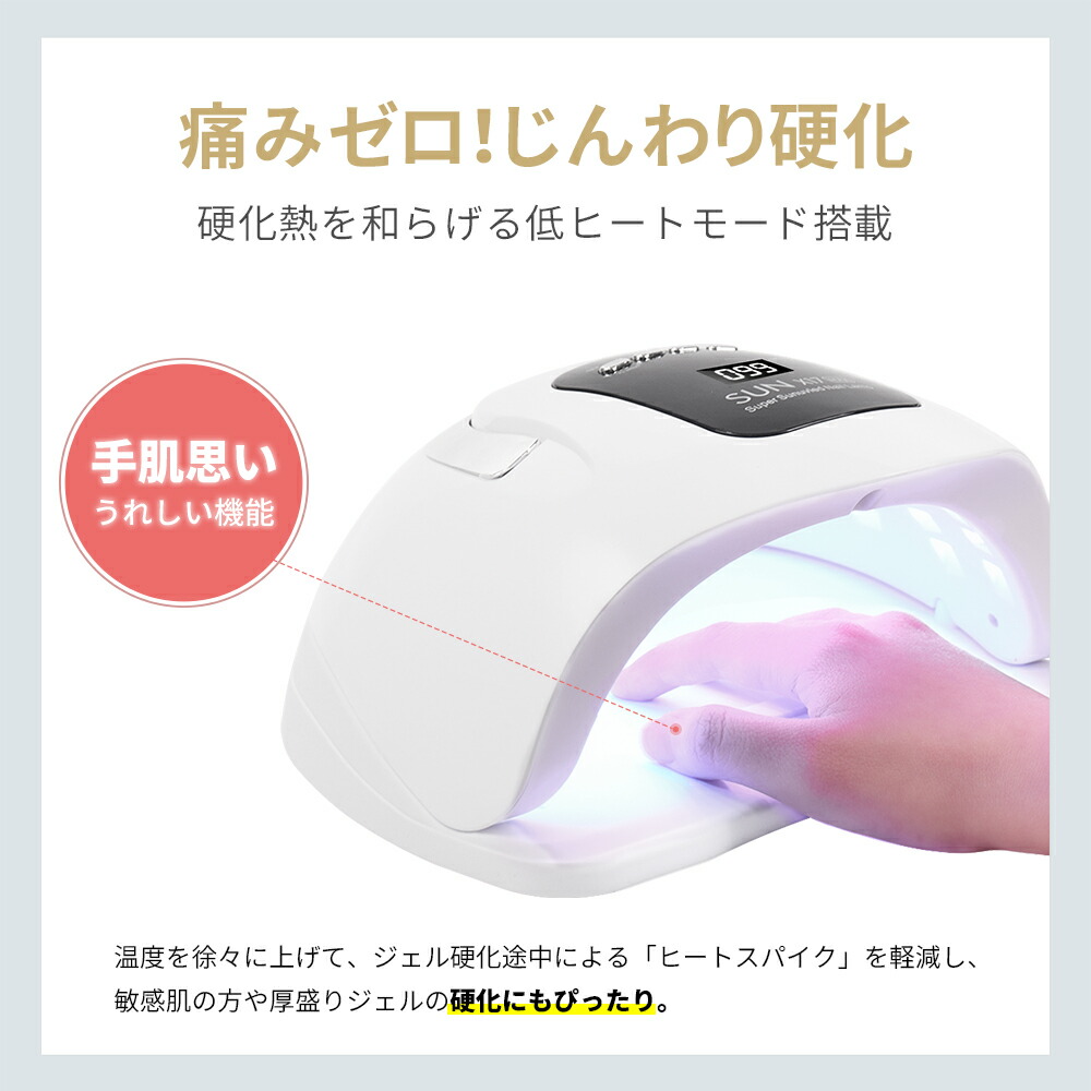 楽天市場】【SS限定▽2,980円⇒2,680円】 ジェルネイル LED ＆ UV