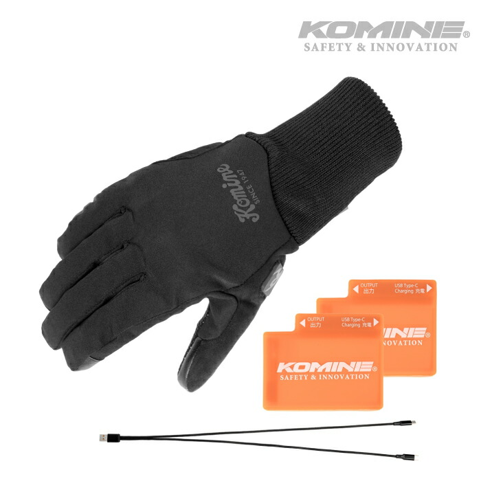 楽天市場】コミネ EK-220 ライディングヒートグローブセット KOMINE 08