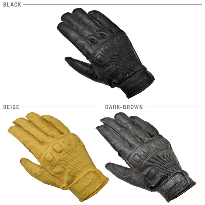 楽天市場】コミネ GK-720 ビンテージレザーグローブ KOMINE 04-720 本