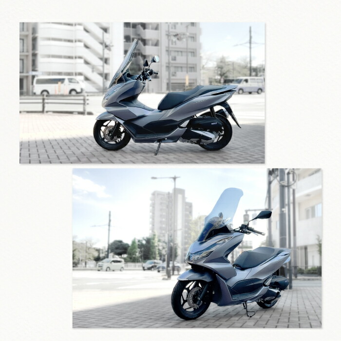 楽天市場】R-SPACE ウインドシールド スモーク ホンダ PCX (JK05・JK06