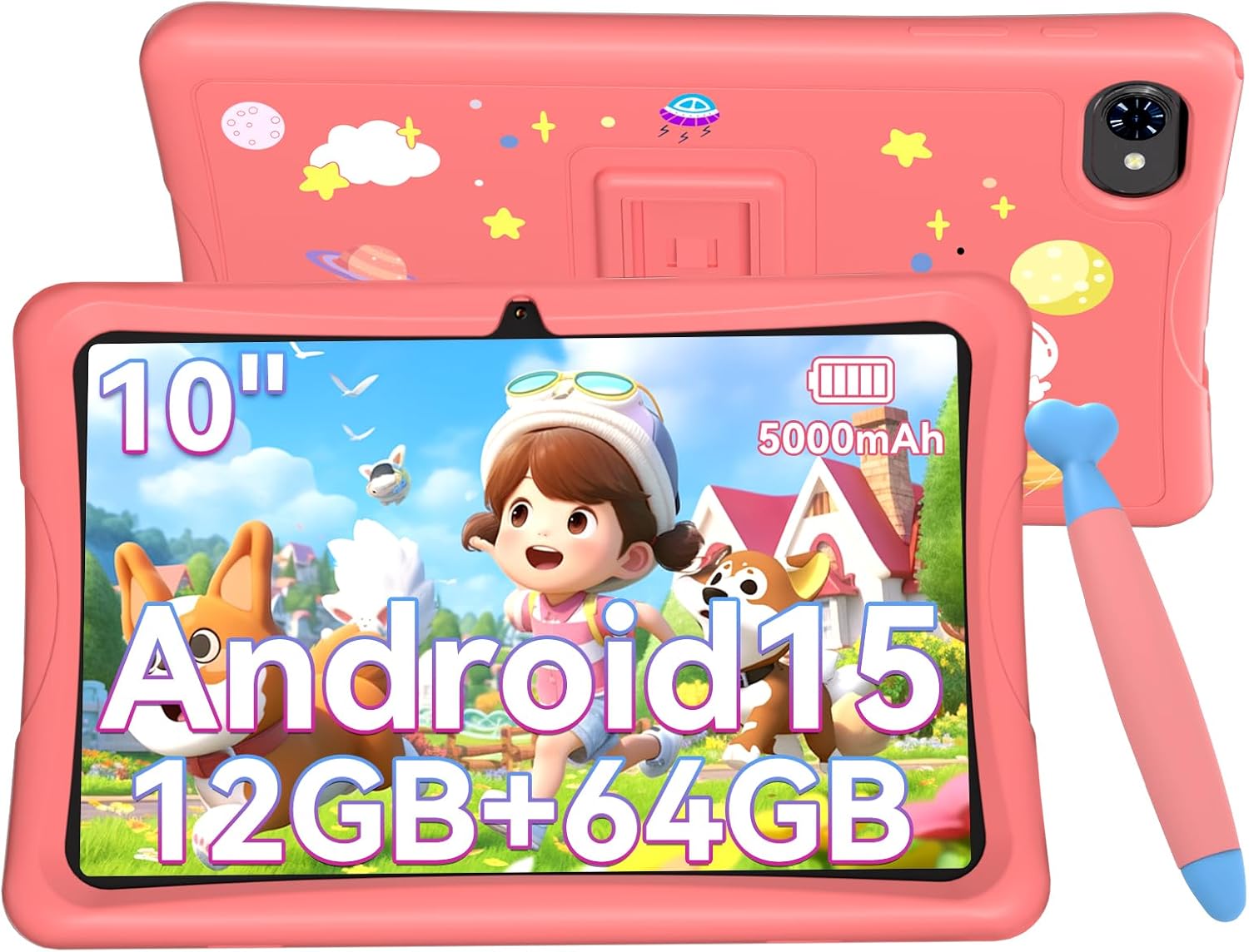 楽天市場】Android 15 キッズタブレット 10インチ 子供用タブレット