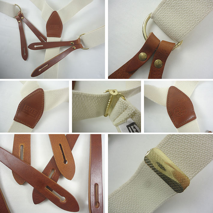 楽天市場】リーバイス ヴィンテージ サスペンダー オフホワイト LEVI'S