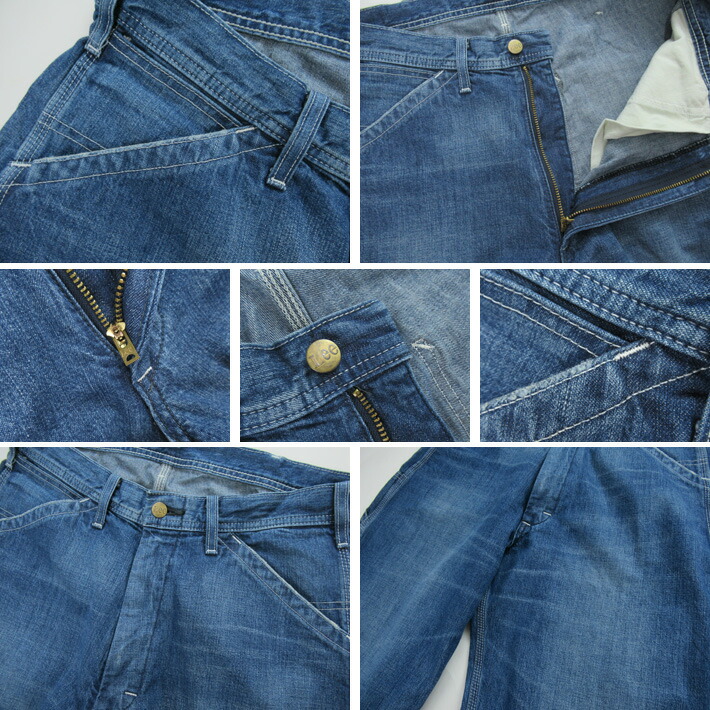 楽天市場】Lee ペインターパンツ 淡色ブルー DUNGAREES PAINTER PANTS