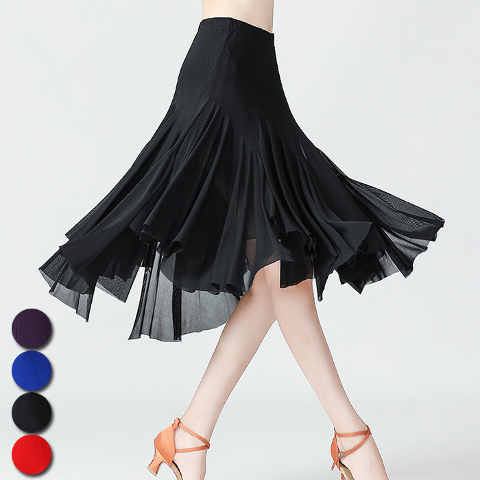 楽天市場】社交ダンス スカート ラテン ダンス 衣装 スカート レッスン