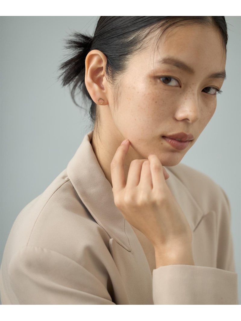 楽天市場】K10YG ピアス サークル Jouete ジュエッテ アクセサリー