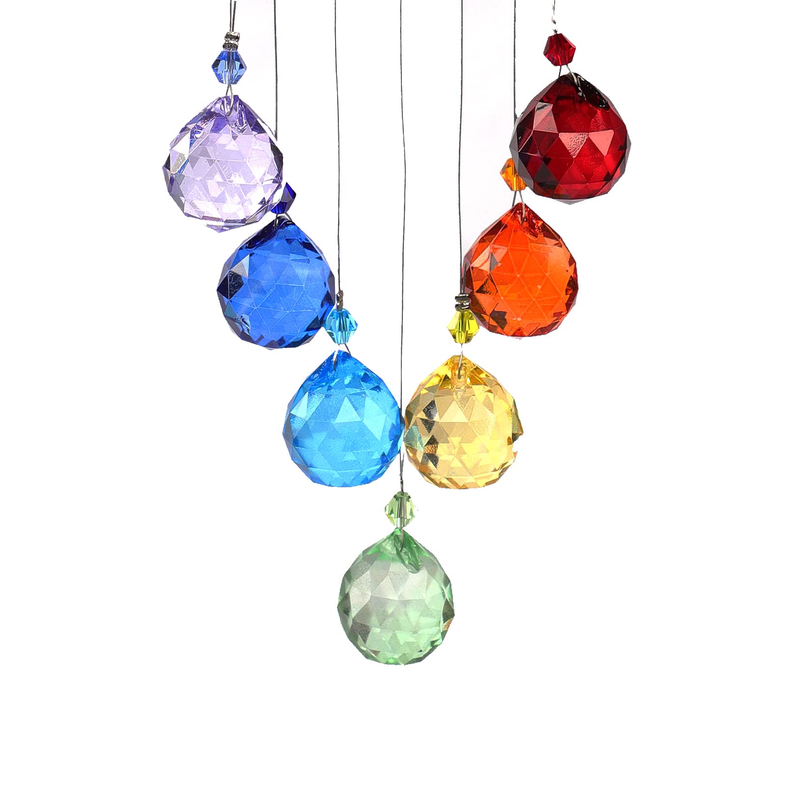 楽天市場】サンキャッチャー クリスタル キラキラ 七色 美しい