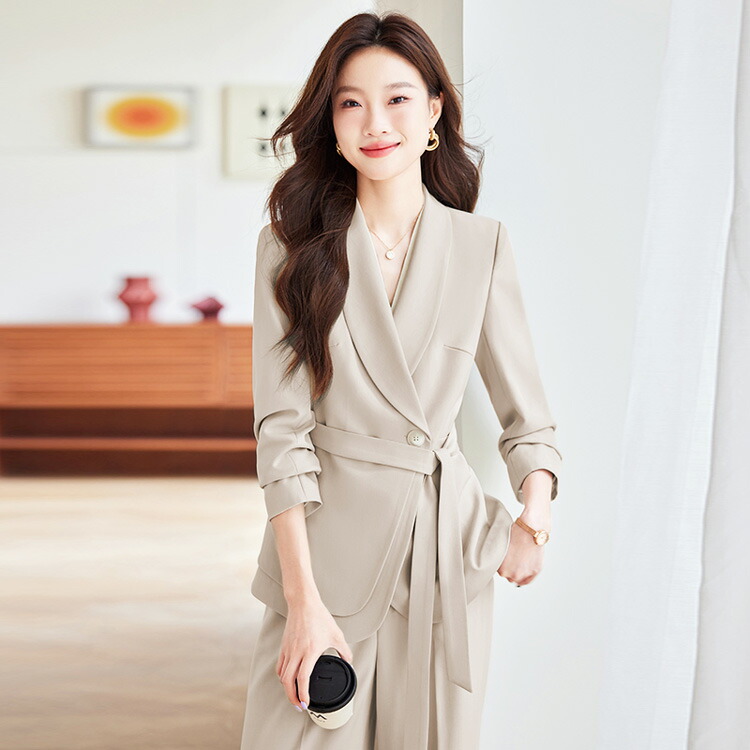 楽天市場】スーツ セットアップ 全2色 ジャケット パンツ 2点 上下