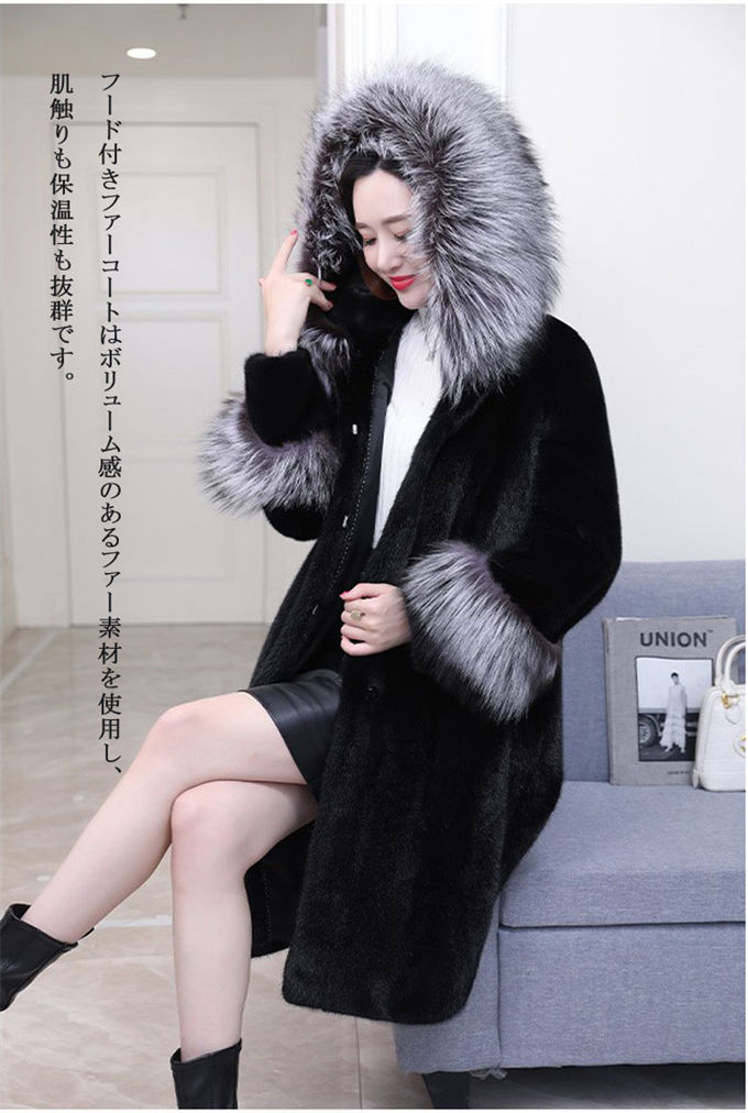 楽天市場】2023秋冬新作 ファーコート レディース 毛皮コート ミンク