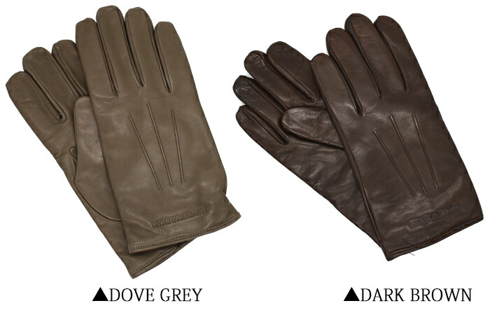 楽天市場】EMPORIO ARMANI エンポリオアルマーニ レザーグローブ 手袋