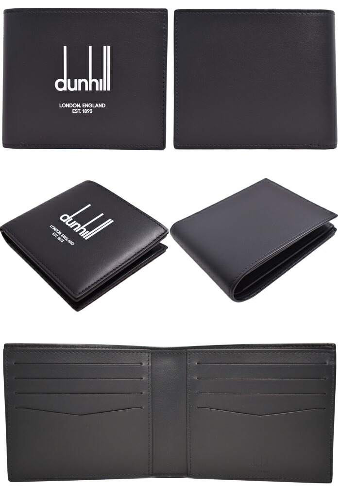 楽天市場】Dunhill ダンヒル 二つ折り財布 小銭入れ無し LEGACY