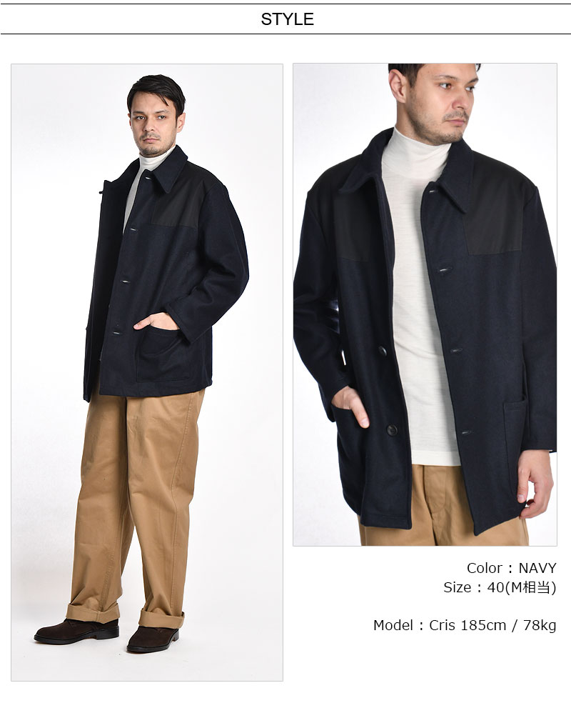 楽天市場】[期間SALE] Yarmo/ヤーモ Melton DONKEY COAT メルトン
