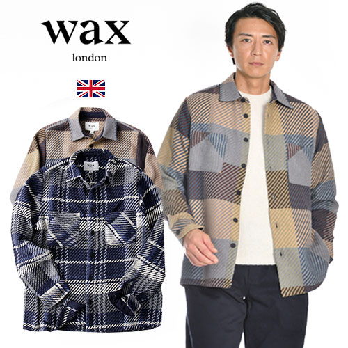 楽天市場】Wax London/ワックスロンドン WHITING OVERSHIRT ホワイ