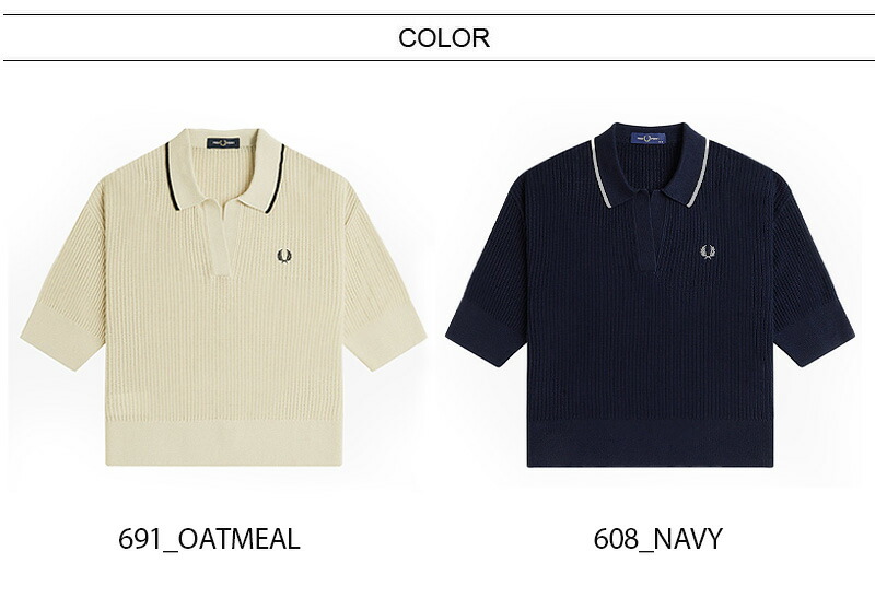 楽天市場】FRED PERRY/フレッドペリー OPEN-COLLAR MESH KNIT SHIRT