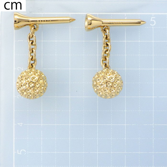 楽天市場】カルティエ Cartier カフス ゴルフ ボール ティー モチーフ