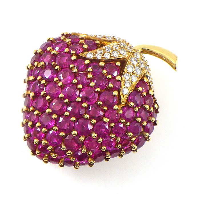 楽天市場】ティファニー Tiffany & Co. ブローチ ストロベリー イチゴ