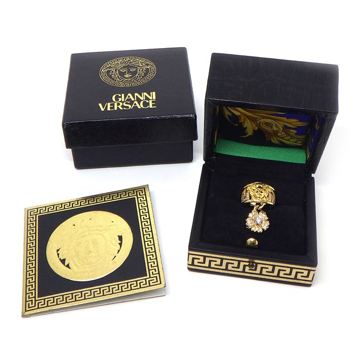 楽天市場】ヴェルサーチェ VERSACE リング メデューサ フラワー