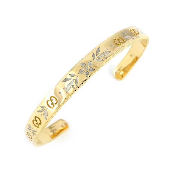 楽天市場】グッチ GUCCI バングル アイコン ブルーム フラワー 花 GG