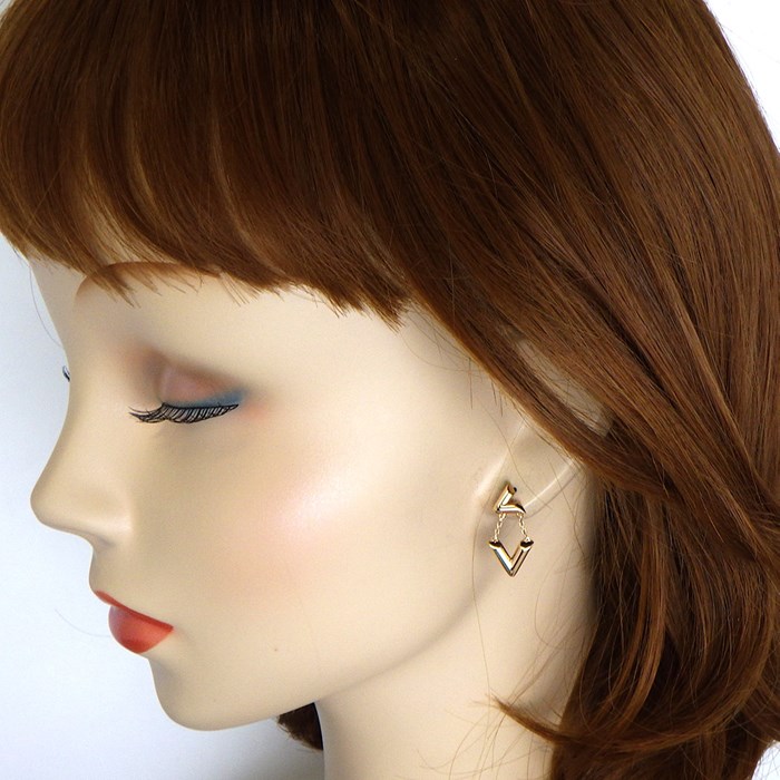 楽天市場】ルイ・ヴィトン LOUIS VUITTON ピアス ブックル ドレイユ LV