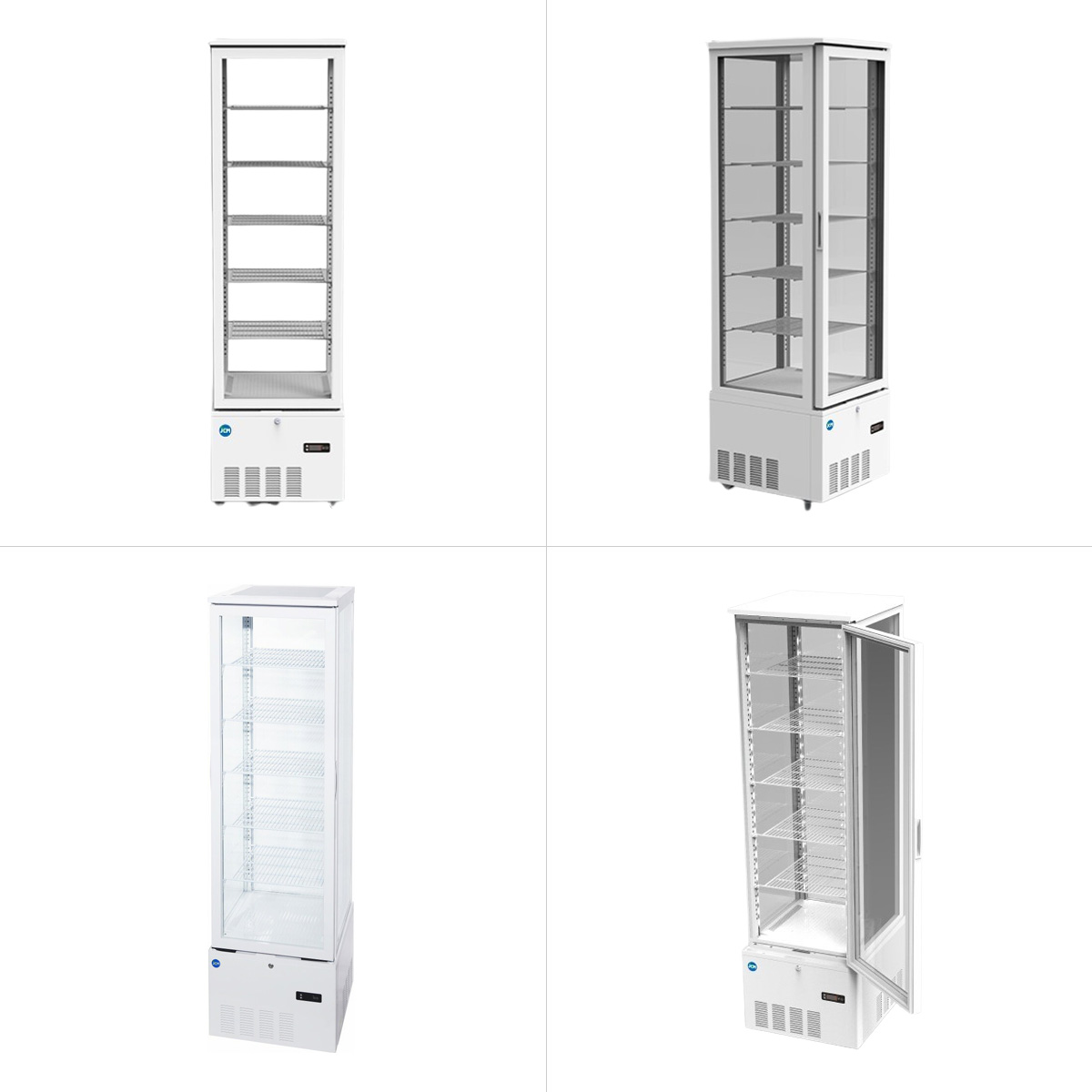 楽天市場】JCM 4面ガラス 冷蔵ショーケース（片面扉） JCMS-290 業務用