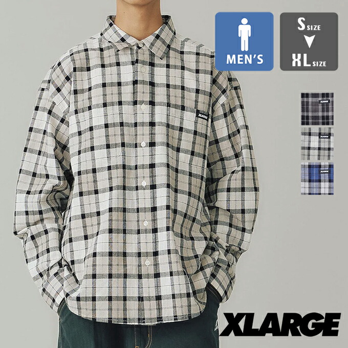 楽天市場】【 XLARGE エクストララージ 】 PLAID L/S SHIRT XLARGE