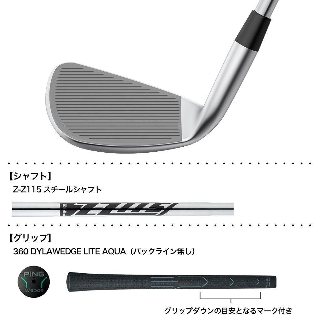 楽天市場】PING ピン ウェッジ BunkR バンカー メンズ 右用/左用